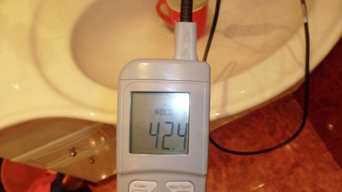 Как проверить температуру воды